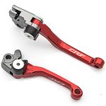 Krace CNC Motorcross Dirt Bike Pivot Brake Clutch Levers Set Fit for Honda CRF 150F 150 230F 230 CRF150F CRF230F 2003-2017