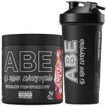 Applied Nutrition Bundle ABE Pre Workout 375g + ABE Black Shaker | All Black Everything Pre Workout Powder, Energy Drink, Physical Performance, Creatine, Beta Alanine, Caffeine (Cherry Cola)