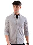 The Indian Garage Co Hardsoda Men's Regular Shirt (0921-SH02-70_Grey S)