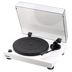 Fluance RT81 Elite High Fidelity Vinyl Turntable Record Player with Audio Technica AT95E Cartridge, Belt Drive, Built-in Preamp, Adjustable Counterweight, High Mass MDF Wood Plinth - Piano White