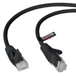 rhinocables CAT5e Network Cable | Each Purchase Supports Save the Rhino (5m, Black)