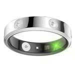 findtime Smart Ring Women Fitness Ring Pedometer Heart Rate Monitor Sleep Tracker Step Counter Fitness Tracker for Sports Time, Distance, Calories Compatible with Android iOS