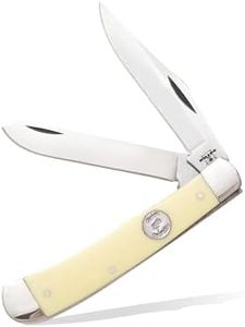 Bear & Son Cutlery C307 Delrin Mini Trapper Knife, 3 1/2", Yellow