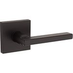 Weiser Halifax Matte Black Door Handle, Reversible Passage Lever, Interior Door Handles for Hall and Closet Door, Non-locking Hall/Closet Door Handles, Modern Home Décor