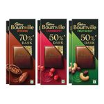 Cadbury Bournville Cranberry, Fruit & Nut, 70% Dark Chocolate Bar, 80 grams (pack of 2 each)