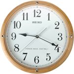 Seiko QXR303Z Radio Controlled Wooden Wall Clock