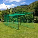 Ultimate Cricket Net - Garden Cricket Cage – 20ft, 32ft, 52ft and 70ft Options (32ft)