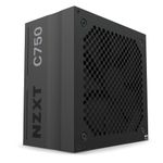 NZXT C750 PSU (2022) - PA-7G1BB-US - 750 Watt PSU - 80+ Gold Certified - Fully Modular - Sleeved Cables - ATX Gaming Power Supply