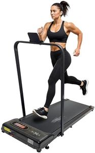 EVOLVE Walking Pad Treadmill – foldable under desk treadmill with handle and incline, 2.5HP motor, LED display, Bluetooth. Perfect walking pad for home office. Quiet & space-saving running machine.