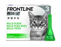 Frontline PLUS Spot On Cat Flea Treatment, 3 pipettes