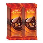 LuvIt. Luscious Roasted Almonds Chocolate Bars | Multipack | Deliciously Smooth | Pack of 15-46gm Each