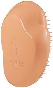 Tangle Teezer Hairbrush | Original Plant Brush Detangling Hair Brush for Wet & Dry Hair | Detangler Brush for Fine, Curly, Thick, Afro, Ideal for All Hair Types (Orange)