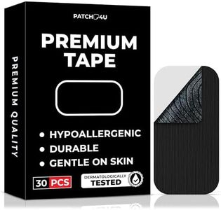 PATCH4U Premium Tape (30 Pack) - Pain Free Removal, Hypoallergenic, Latex Free & Gentle On Skin - Skin Friendly Adhesive Cotton Tape