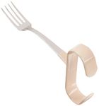 Sammons Preston Vertical Palm Self-Handle Fork, Assistive Utensil with 90º Angle Handle