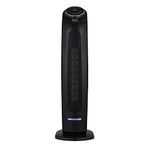 BLACK+DECKER BXSH44005GB Ceramic Tower Fan Heater With 8 Hour Timer And 60° Oscillation, 2.2kW, Black