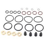 Fuel Injector Seals, 4 Set of Fuel Injector Repair Seals Kit, Diesel Injector Seals Kit Fit for A2 A3 A4 1.9l 2.0l TDI PD