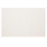 AMKIOKIO 24x36 Inch White-Framed Linen Cork Board - Stylish Home Decor, Versatile Pinning Surface, Includes Hanging Kit