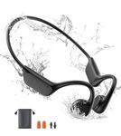 Bone Conduction Headphones Swimming, IPX8 Professional Waterproof Headphones Swimming Built-in 32G Memory, Open Ear Wireless Bluetooth 5.3 Underwater Earbuds with Mic for Running, Cycling, Workout