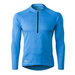 INBIKE Cycling Jersey Men, Long Sleeve Shirt Bike Accessories Running Tops Bike Biking Shirt Blue XXXL