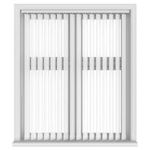 EUROBLINDS - 25 Made to Measure WHITE Vertical Blind Replacement Slats 89mm (3.5 Inch) Wide - Plain & Patterned Fabrics