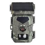 CARMOTTER Wildlife Camera, Solar Powered Rechargeable Trail Camera, Starlight Night Vision Hunting Camera For Wildlife Monitoring, Hunting, Home Security ﻿