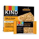 KIND Healthy Grains Bars, Oats & Honey with Toasted Coconut, Gluten Free, 35 Grams, 5 Count