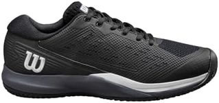 Wilson Rush Pro Ace Men's Tennis Shoe, Black/Ombre Blue/White, Size 10