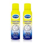 Scholl Fresh Step Anti-Perspirant Foot Spray, 150ml (Pack Of 2)
