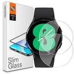 CROSSVOLT Tempered Glass Screen Protector Compatible for Samsung Galaxy Watch 5 And Samsung Galaxy Watch 4, 44mm, (1.4" inch), Pack of 2