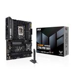 ASUS TUF GAMING Z790-PRO WIFI (Intel 14th, 13th & 12th Gen) LGA 1700 ATX motherboard, 16+1+1 power stages, PCIe 5.0, DDR5, 4xM.2 slots, WiFi 6E, front USB 20Gbps, PD 3.0, Thunderbolt 4 header