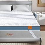 Maxzzz Mattress Topper Twin XL, 2 inch Memory Foam Mattress Topper, Cooling Gel-Infused Bed Topper with Soft & Breathable Cover, Surmatelas Double Mousse Memoire for Pressure Relieve