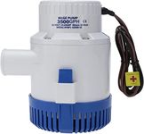 DasMorine 3500 GPH 12v Boat Marine Plumbing Electric Bilge Pump 1 1/2"(40MM) Outlet 12 AMP 15 AMP Fuse