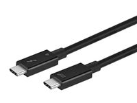 Monoprice Thunderbolt 4 Cable - 1 Meter | Intel Certified, USB4 Certified, 40Gbps, 240W PD EPR, 8K Ultra HD, Compatible with Thunderbolt 3, USB3, USB2, for MacBooks, iPad, Hub, SSD, Galaxy S22