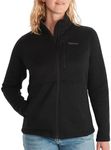 MARMOT Women's Drop Line Jacket - Casual Fleece for Camping & Backpacking, Black, Medium