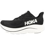 Hoka Mens Clifton 10, Black/White, 9