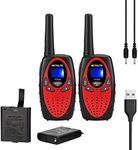 Retevis RT628 Walkie Talkies for Kids Adults,Rechargeable Walkie Talkies Long Range with 22 Channel with Batteries Charging Cable,Portable 2 Way Radios for 3-12 Year Old Boys Girls Toy Gift