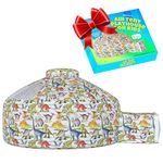 Skywin Air Tent Fort Playhouse for Kids (Dino) - Improved Inflatable Kids Fort Sets Up and Stores Away in Seconds (Fan NOT Included)