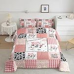 Cow Print Bedding for Kids Girls Ch