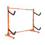 VEVOR Freestanding Kayak Storage Rack, Kayak Stand for 2 Kayak Canoe Paddleboard, Heavy-duty Steel Kayak Hanger Holder with Padded Arms and Adjustable Width, 175LBS Max Load, for Indoor Outdoor Garage