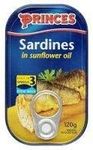 Princes Sardines in Sunflower Oil 12 x 120g