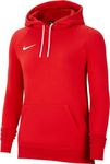 NIKE Womens Nk Flc Park20 Po Hoodie Sweatshirt, University Red/White/White, M EU