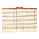 Smead Out Guide Printed Forma Style, 1/5-Cut Tab Center Position, Guide Height, Legal Size, Manila, 100 per Box (53910)