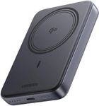 UGREEN Magnetic Power Bank Qi2 Certified 15W Fast Charging Wireless Battery Pack Slim 10000mAh Magsafe Portable Charger with 20W USB-C for iPhone 16/15/14/13/12 Series Black