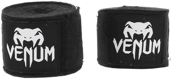 VENUM Boxing Handwraps, Black, 4m