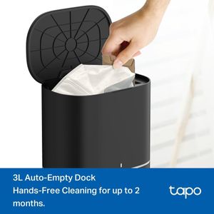 Tapo RV30 Max Plus Robot Vacuum Cleaner with Mop – 5300Pa, Auto-Empty, LiDAR Navigation, Alexa & Google Compatible
