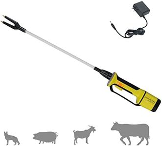VETPLUS Rechargeable Livestock Prod for Cattle, Cow, Dog, Hog, Goat, and Sheep. with LED Torch Light, Equipped with Flexible Shaft. (38 1/2 inch)