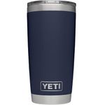 YETI Rambler 20 oz Tumbler, Stainless Steel, Vacuum Insulated with MagSlider Lid, Navy