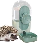 Bunny Water Dispenser - 28oz Suspended Automatic Food Water Dispenser - Small Animal Water Bottle Bowl for Bunny Chinchilla Hedgehog Ferret Hamster Pewell