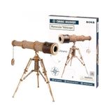 ROKR 3D Wooden Puzzle-Pirate Monocular Telescope-Wood Model Kit to Build for Adults-Gift for Teenage Boys and Girls