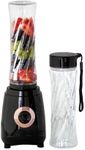 Healthy Choice Blend & Go Portable Blender - 400ml Capacity, Includes 2 Non-BPA Bottles, Stainless Steel Blades, 250W Power, Overheating Protection, Safety Lock